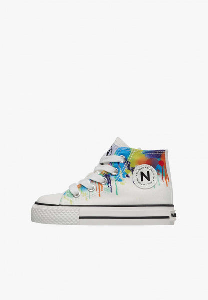 Naturino Sneakers Ylfas Canvas Delave' Multicolore Unisex Bambini