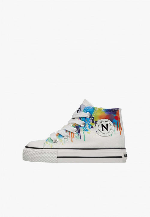 Naturino Sneakers Ylfas Canvas Delave' Multicolore Unisex Bambini