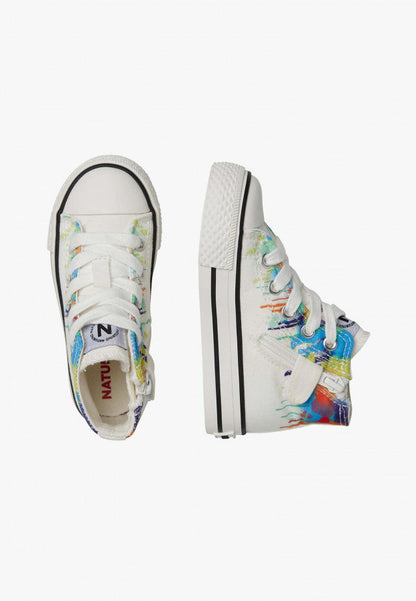 Naturino Sneakers Ylfas Canvas Delave' Multicolore Unisex Bambini