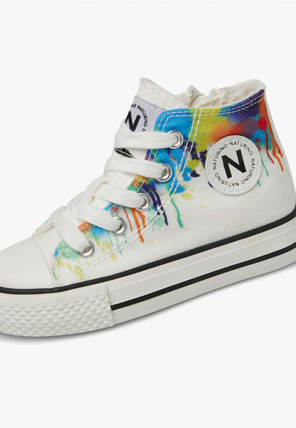 Naturino Sneakers Ylfas Canvas Delave' Multicolore Unisex Bambini