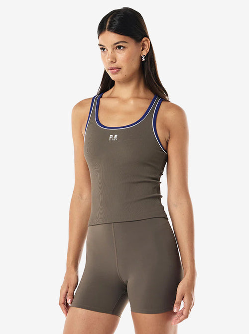 Nexus Rib Tank in Major Brown