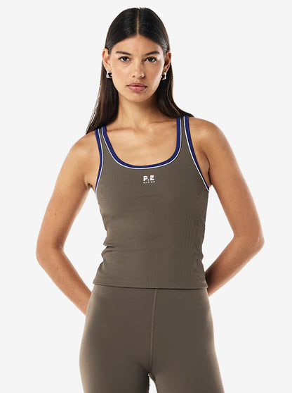 Nexus Rib Tank in Major Brown