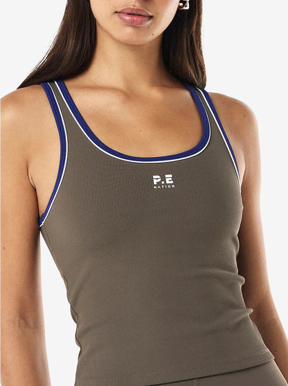Nexus Rib Tank in Major Brown