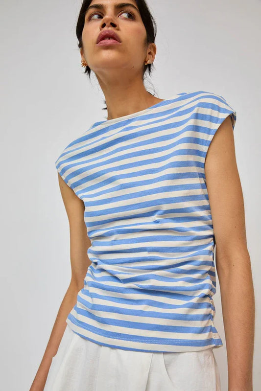 No. 6 Store – Carly Top in Blue Stripe