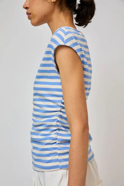 No. 6 Store – Carly Top in Blue Stripe