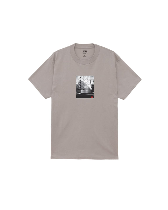 Obey Osaka Photo Tee Argento Uomo