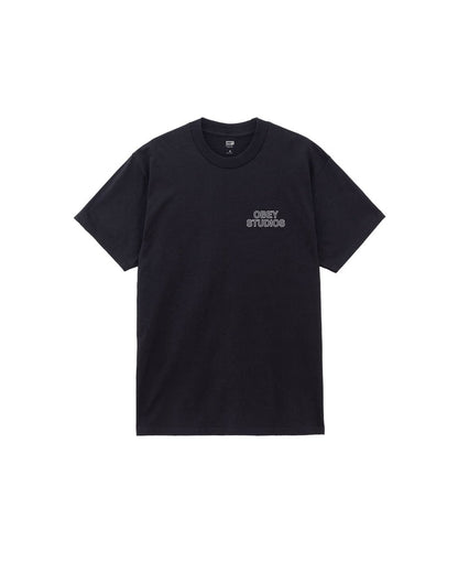 Obey Studios Palette Tee Nero Uomo