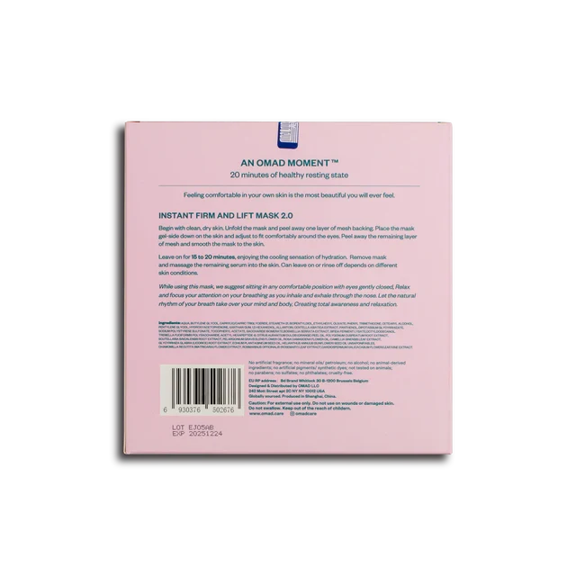 Omad – Instant Firm and Lift Sheet Mask 2.0