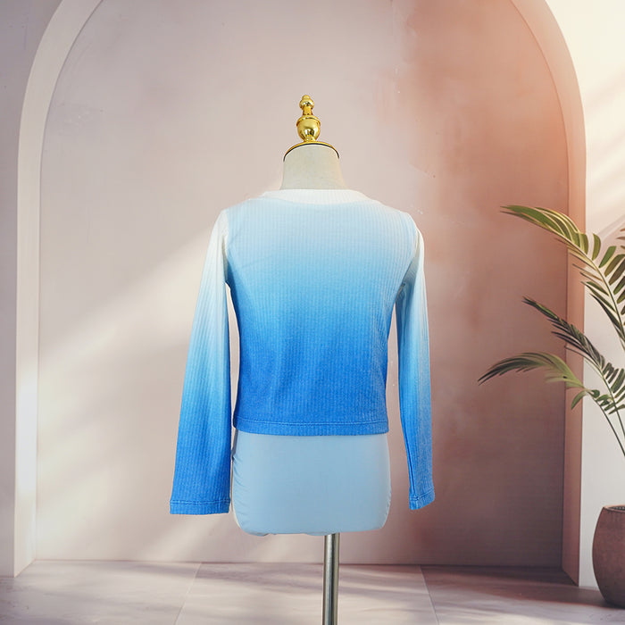 Ombre' Warm-Up Sweater