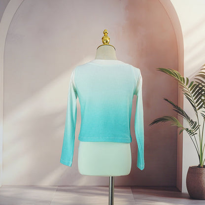 Ombre' Warm-Up Sweater