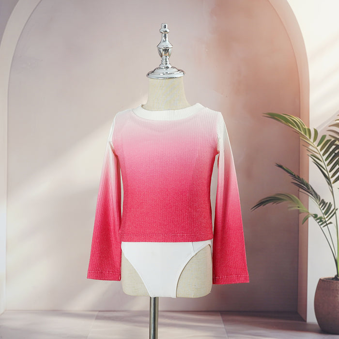Ombre' Warm-Up Sweater