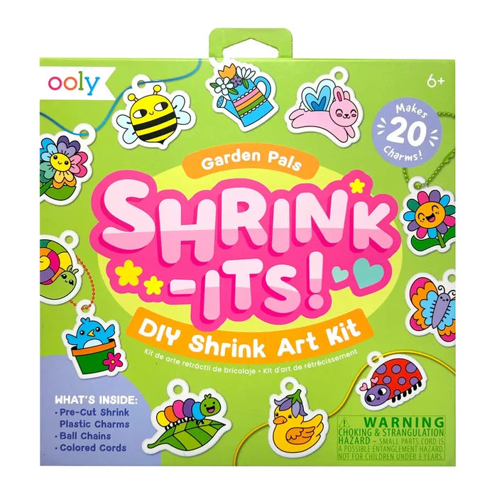 Ooly - Shrink-Its! D.I.Y. Shrink Art Kit in Garden Pals
