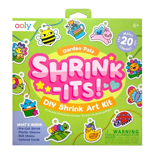 Ooly - Shrink-Its! D.I.Y. Shrink Art Kit in Garden Pals
