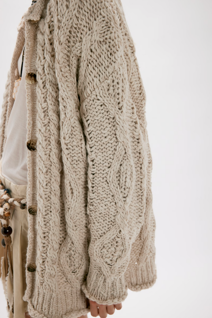 Opal Cardigan in Tea