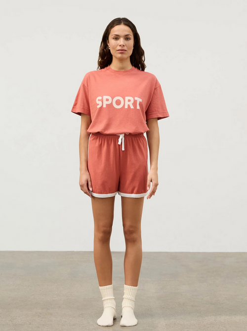 Organic Cotton Blend Sport Short