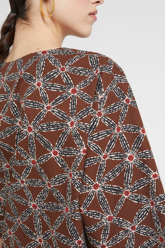 Ottod'ame Camicia Marrone Donna