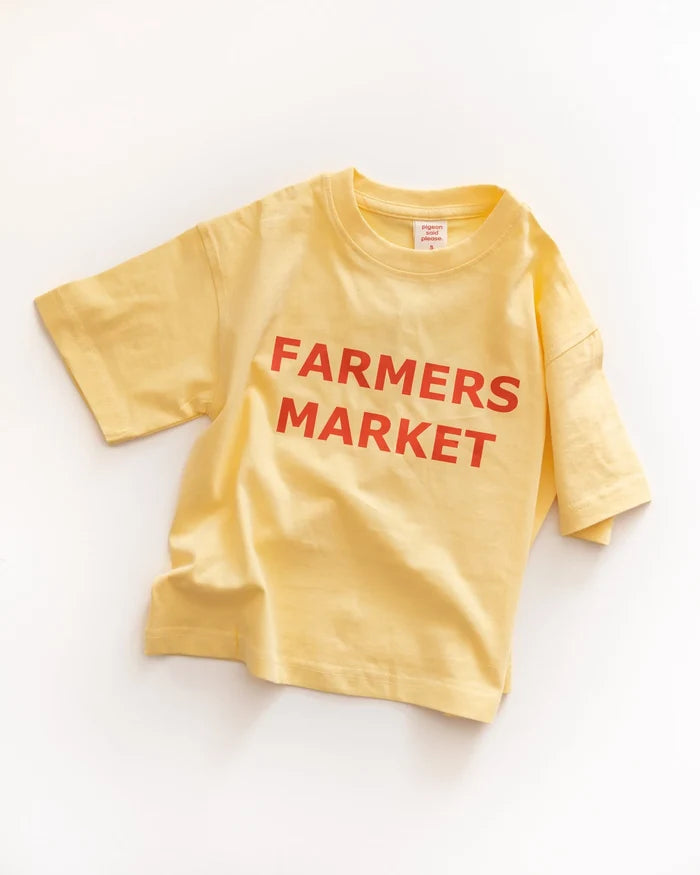 Pigeon Said Please – Farmers Market Tee in Sunlight