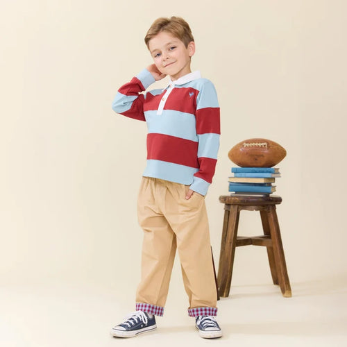 Pink Chicken – Boys Jackson Pant in Khaki