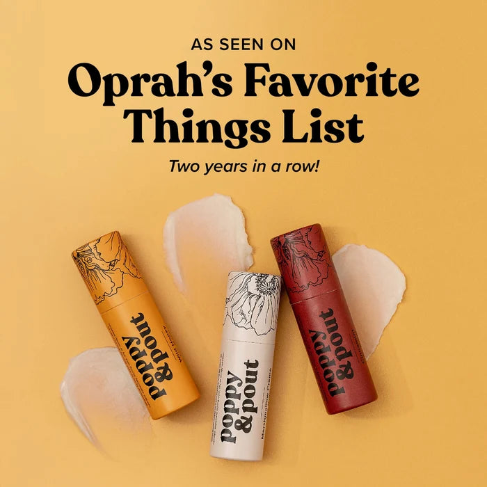 Poppy & Pout Lip Balm- Pink Grapefruit