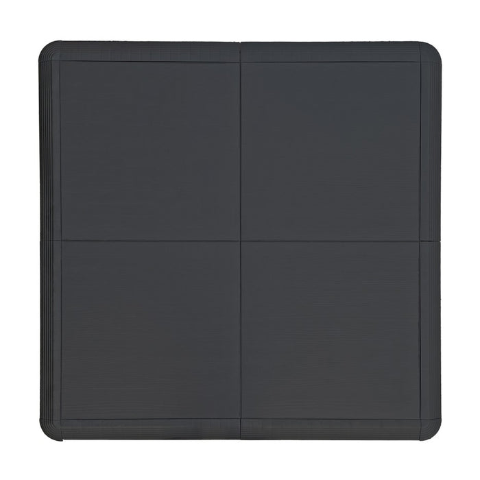 Portable Modular Wooden Effect Floor Kit - Black
