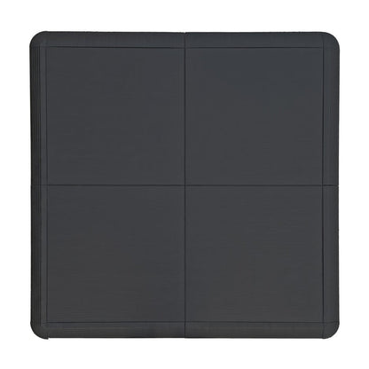 Portable Modular Wooden Effect Floor Kit - Black
