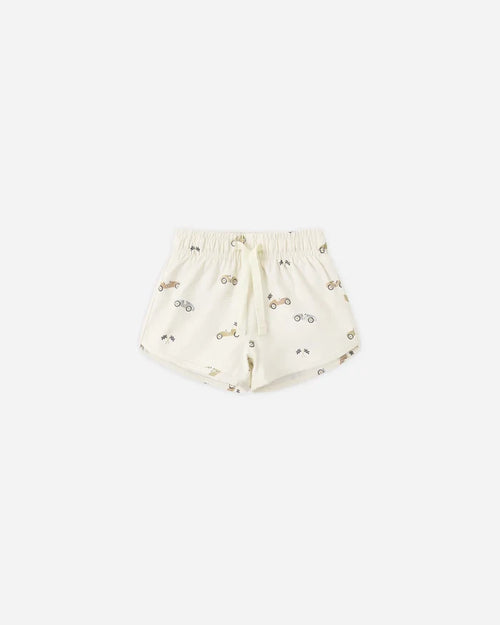 Quincy Mae - Boys Swim Shorts in Race Cars