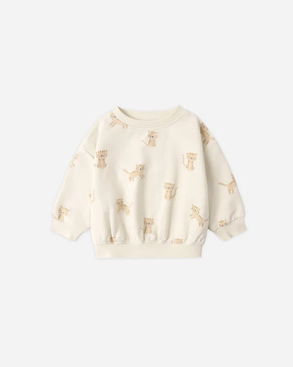 Quincy Mae – Relaxed Sweatshirt in Tigers