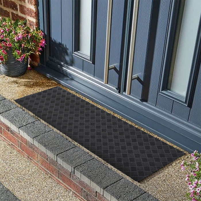 Recycled Rubber Eco-Friendly Deckplate Step Mat