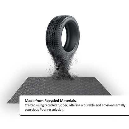 Recycled Rubber Eco-Friendly Deckplate Step Mat