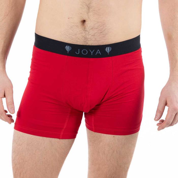 Red Bamboo Boxer Shorts