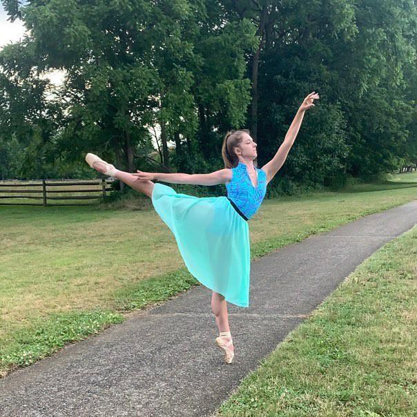 Rehearsal Skirt Peppermint Cream - Dancewear by Patricia
