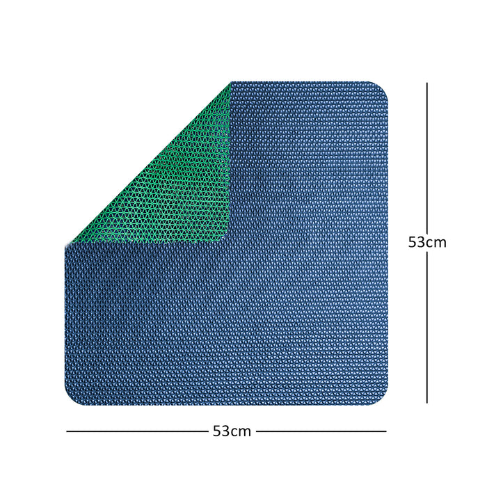 Blue/Green / 53x53cm