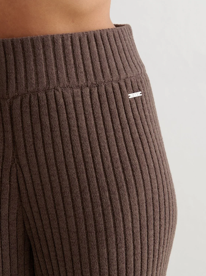 Rib Knit Pants in Macciato