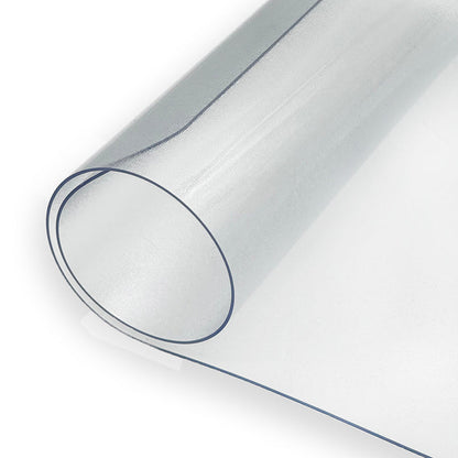 Round Chair Mat for Hard Floors - Transparent / Frosted