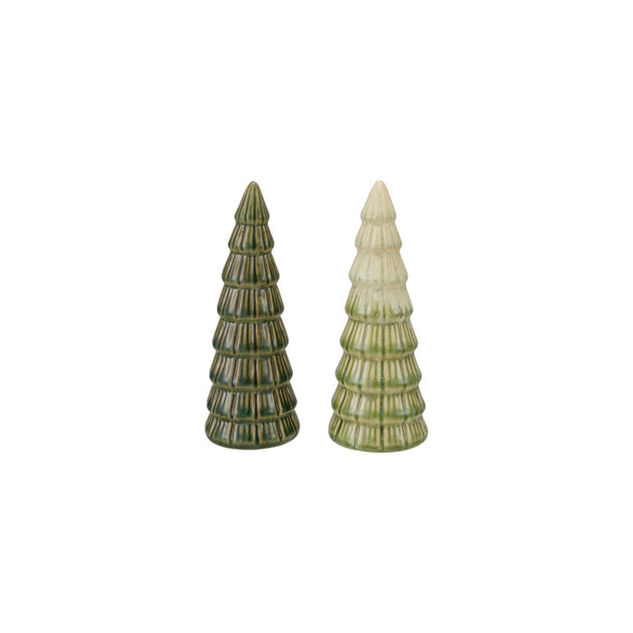 Round Stoneware Tree 2.23" x 6"