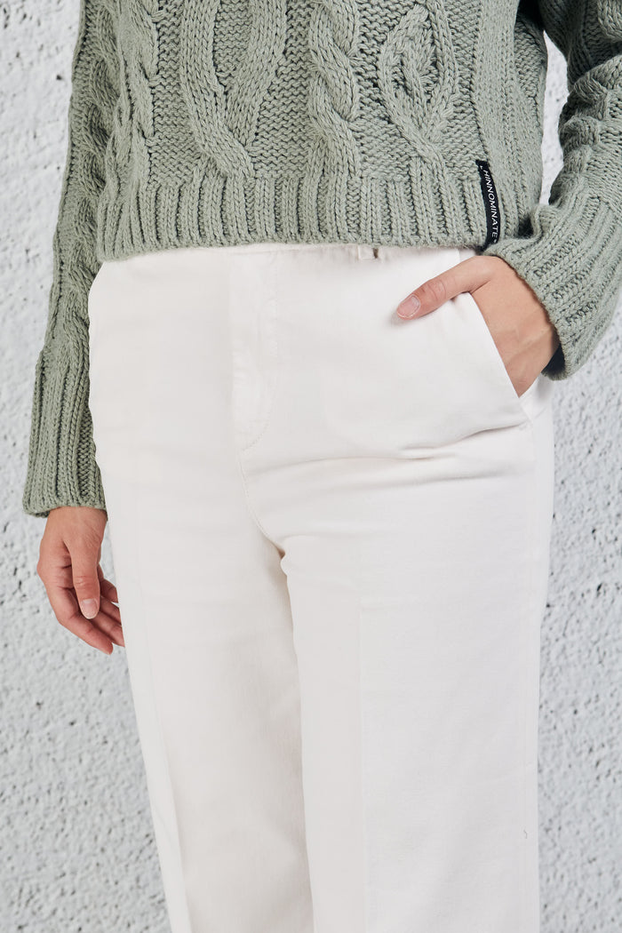 Roy Roger's Lais Pantalone Palazzo Corto Donna