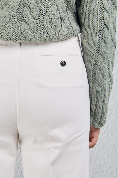 Roy Roger's Lais Pantalone Palazzo Corto Donna
