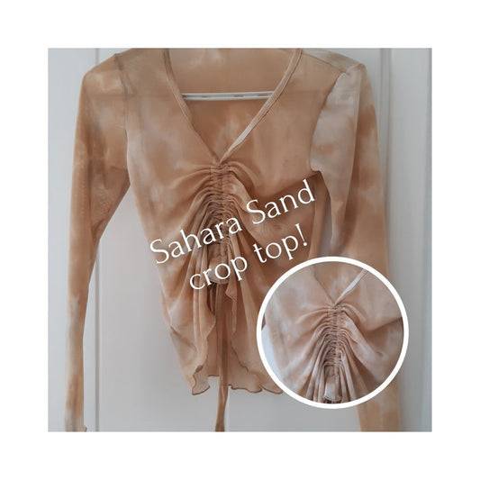 Sahara Sand Mesh Top - Dancewear by Patricia