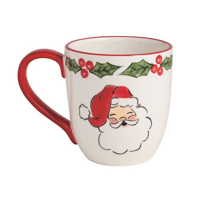 Santa Hand-Painted Mug