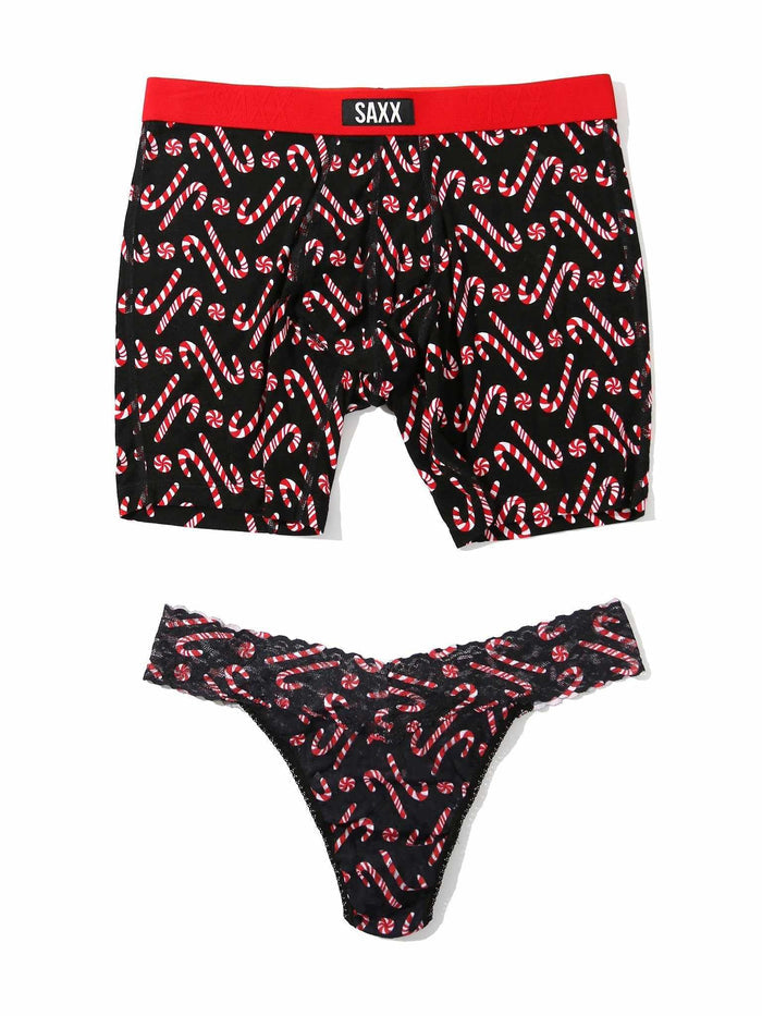 Signature Lace® Original Rise Thong And Saxx Super Soft Vibe Boxer Brief