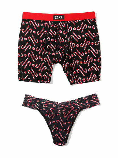 Signature Lace® Original Rise Thong And Saxx Super Soft Vibe Boxer Brief