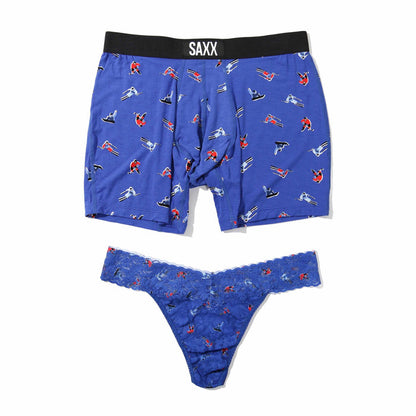 Signature Lace® Original Rise Thong And Saxx Super Soft Vibe Boxer Brief