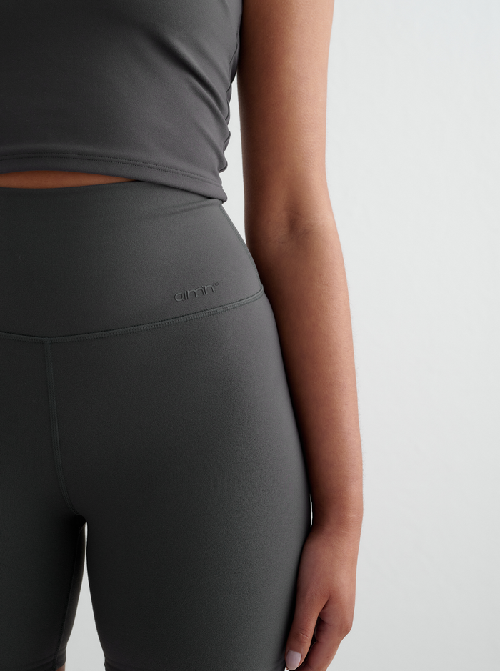 Sense Midi Biker Short in Shadow Grey