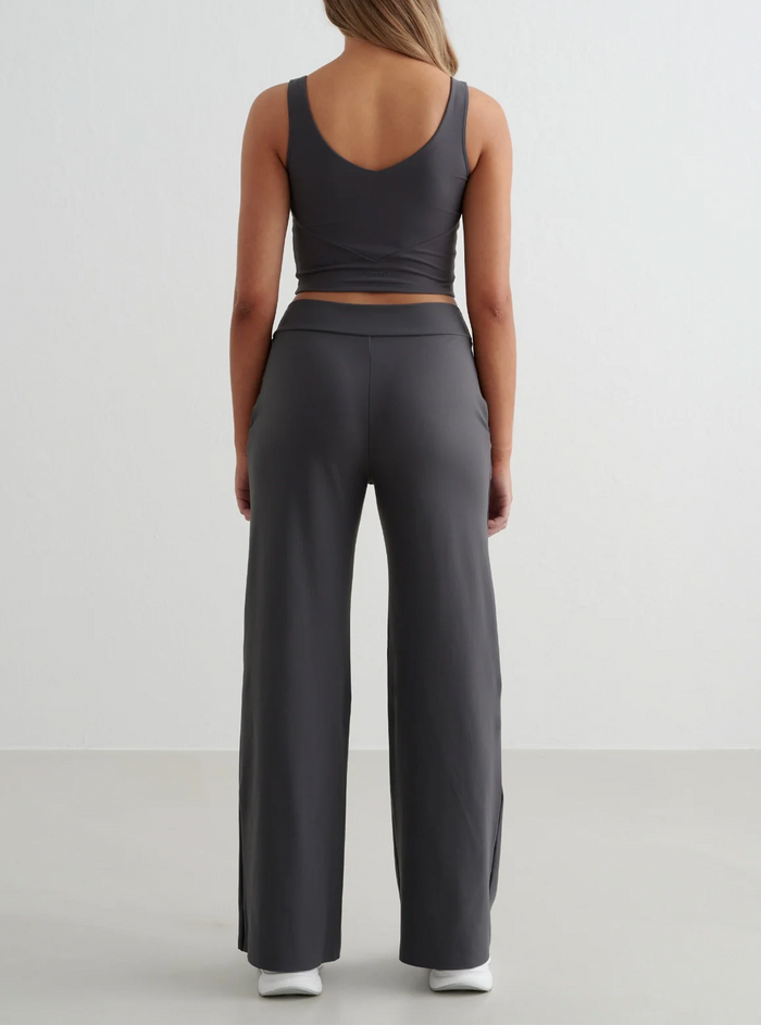 Sense Wide Pants in Shadow Grey