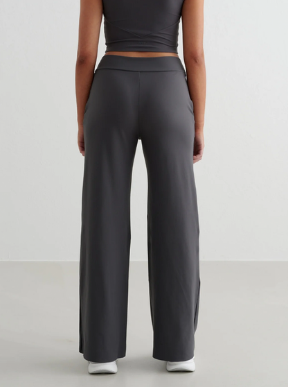 Sense Wide Pants in Shadow Grey