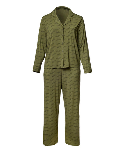 SIGNATURE LUXE PAJAMAS STANDARD - GREEN