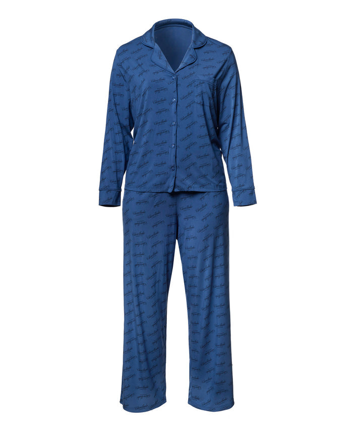 SIGNATURE LUXE PAJAMAS STANDARD - NAVY