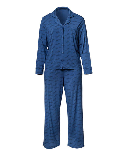 SIGNATURE LUXE PAJAMAS STANDARD - NAVY