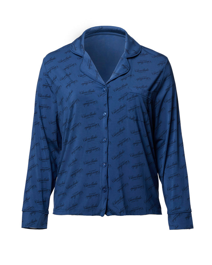 SIGNATURE LUXE PAJAMAS STANDARD - NAVY