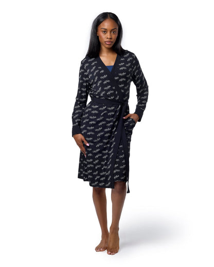 SIGNATURE LUXE ROBE - BLACK